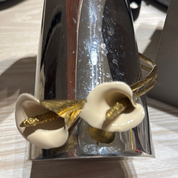 Michael Aram Silver and Gold Vase - Picture 3 of 4